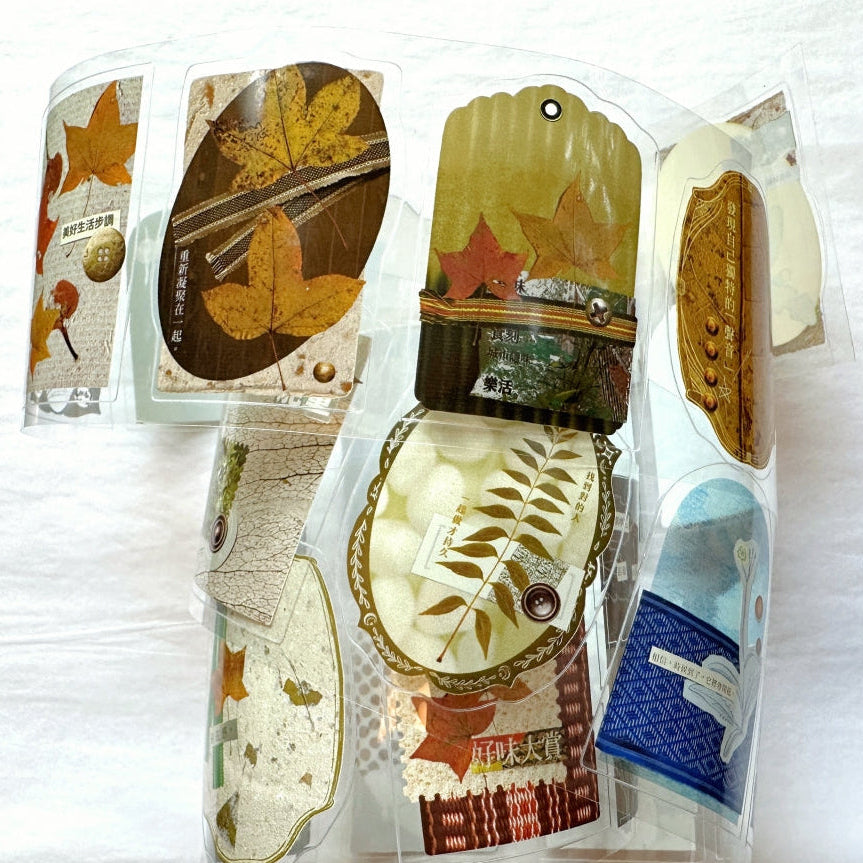 Fafa - Autumn Bounty kiss-cut PET tape SAMPLES