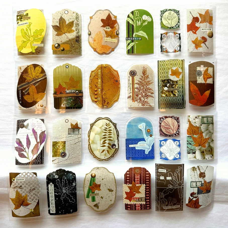 Fafa - Autumn Bounty kiss-cut PET tape SAMPLES