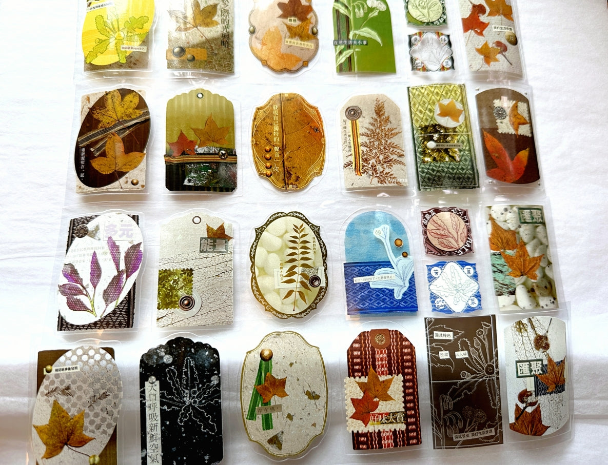 Fafa - Autumn Bounty kiss-cut PET tape SAMPLES