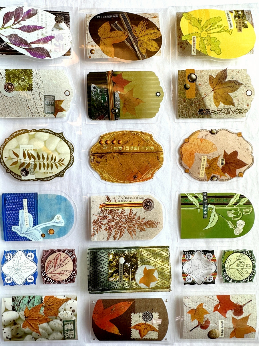 Fafa - Autumn Bounty kiss-cut PET tape SAMPLES