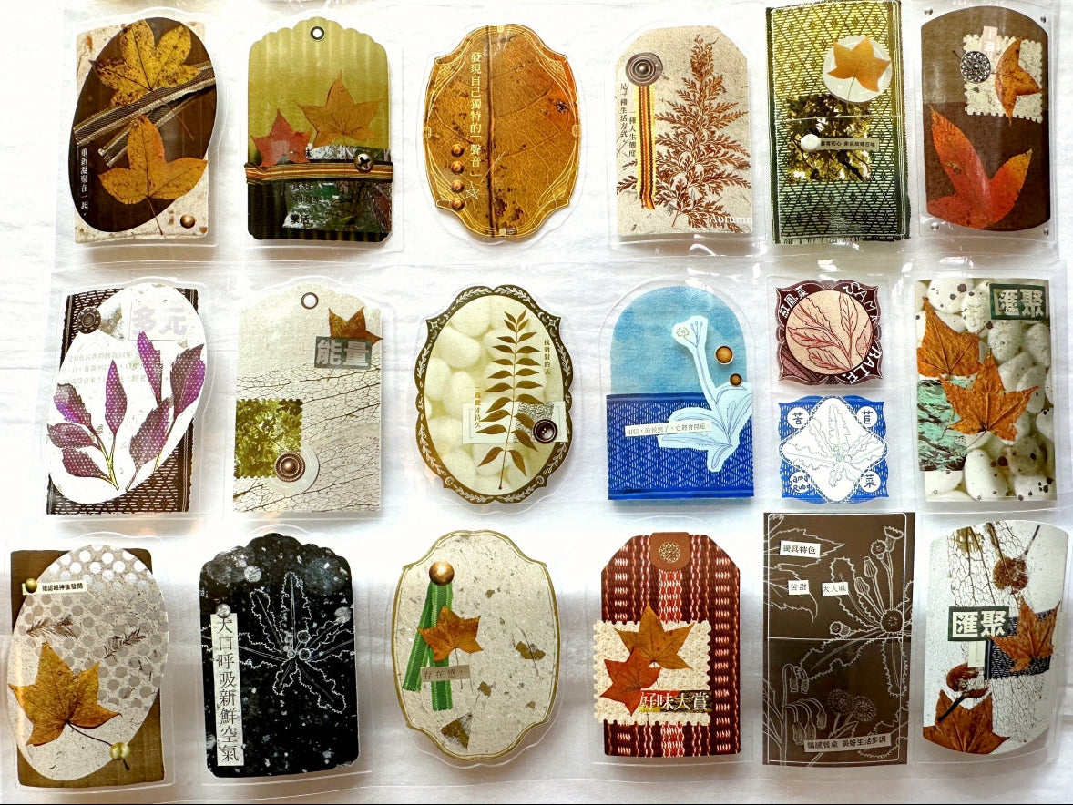 Fafa - Autumn Bounty kiss-cut PET tape SAMPLES