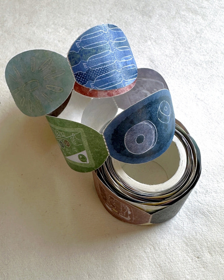 Fafa Handbook - Fruit Candy die-cut perforated paper tape SAMPLES