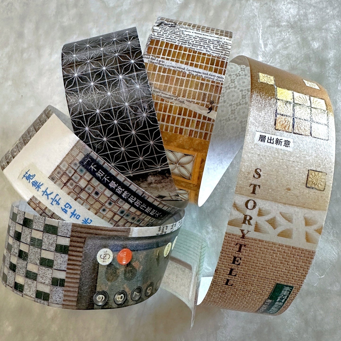 Fafa - Walking 8 washi tape SAMPLES