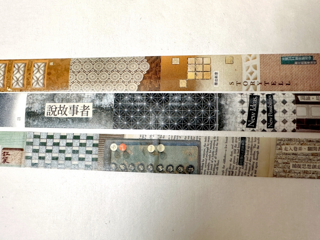 Fafa - Walking 8 washi tape SAMPLES