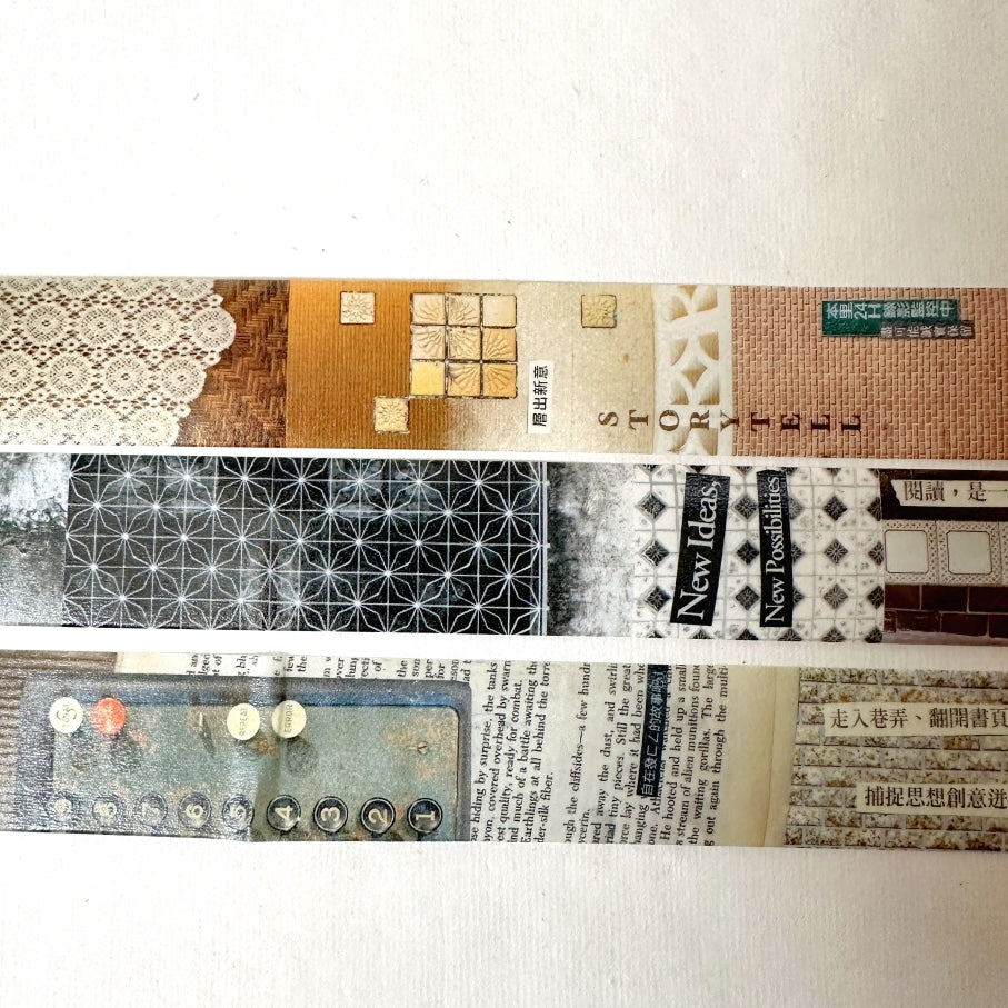 Fafa - Walking 8 washi tape SAMPLES