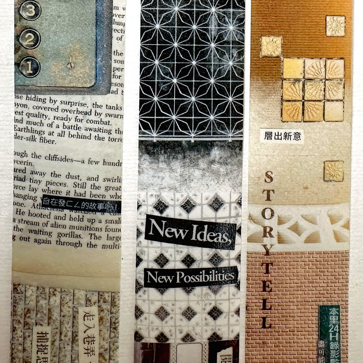 Fafa - Walking 8 washi tape SAMPLES