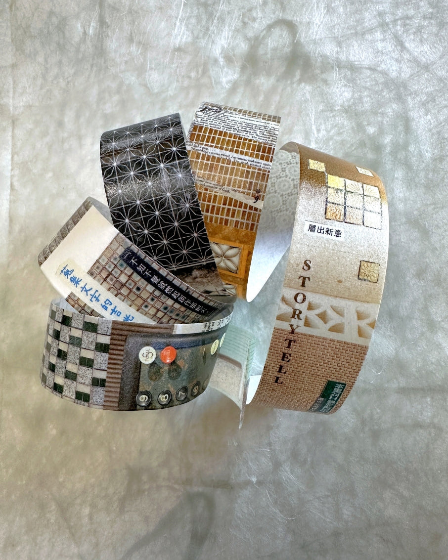 Fafa - Walking 8 washi tape SAMPLES