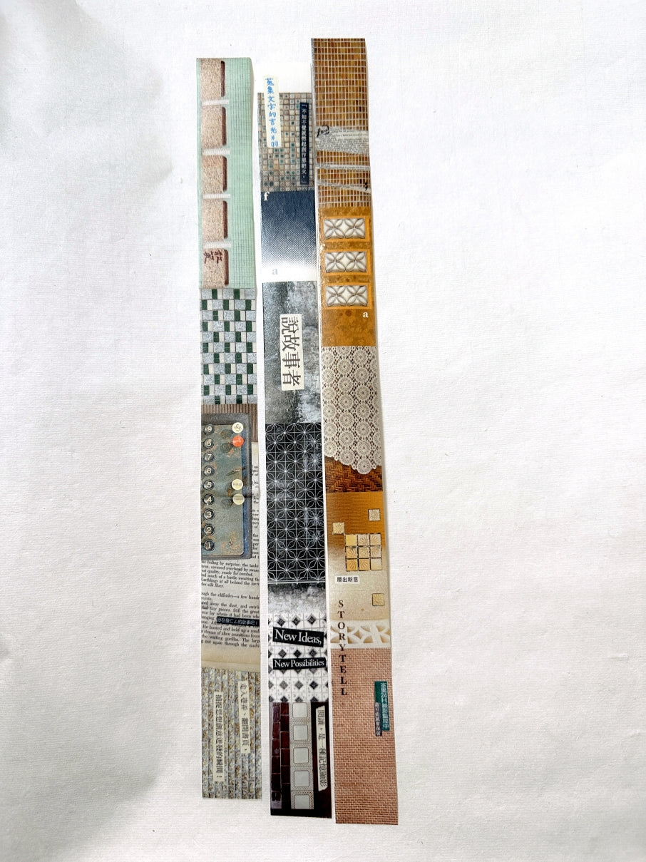 Fafa - Walking 8 washi tape SAMPLES