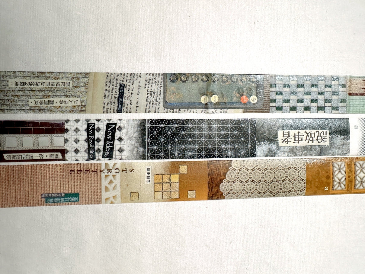 Fafa - Walking 8 washi tape SAMPLES