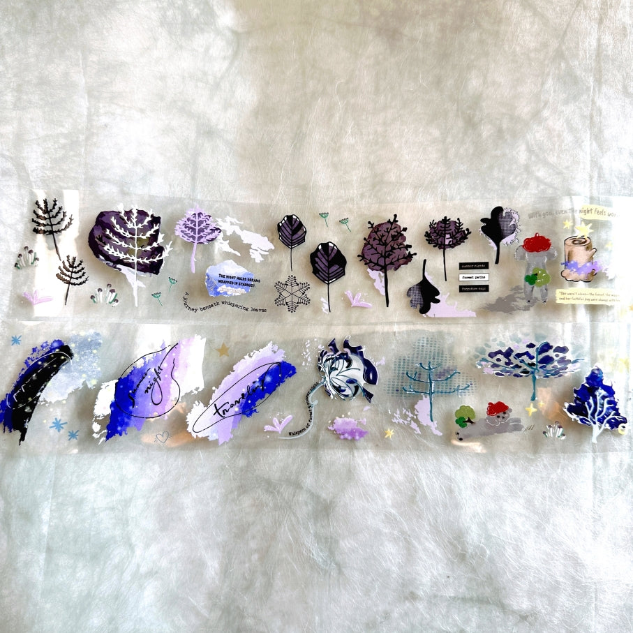 Fafa x A Great Idea x Ha7uu x ZM.Ball (collaboration) - Quadruple Dream Forest PET tape SAMPLES