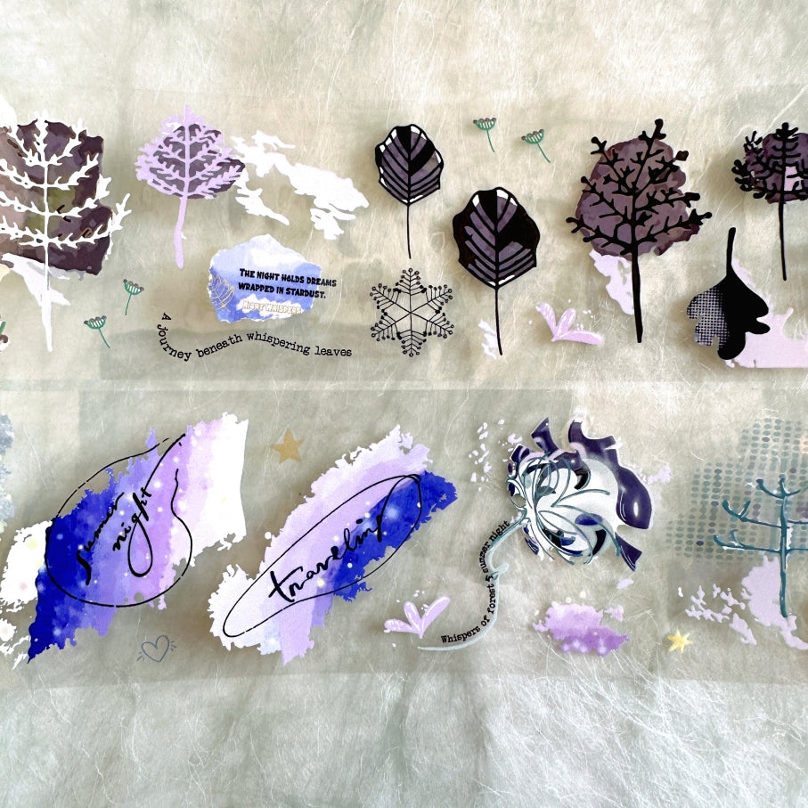 Fafa x A Great Idea x Ha7uu x ZM.Ball (collaboration) - Quadruple Dream Forest PET tape SAMPLES