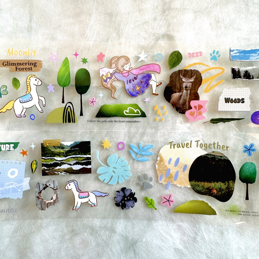 Fafa x A Great Idea x Ha7uu x ZM.Ball (collaboration) - Quadruple Dream Forest PET tape SAMPLES