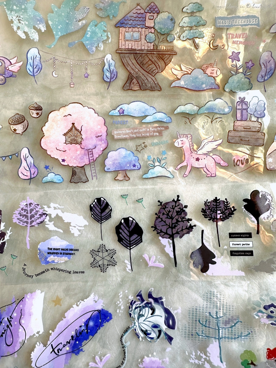 Fafa x A Great Idea x Ha7uu x ZM.Ball (collaboration) - Quadruple Dream Forest PET tape SAMPLES
