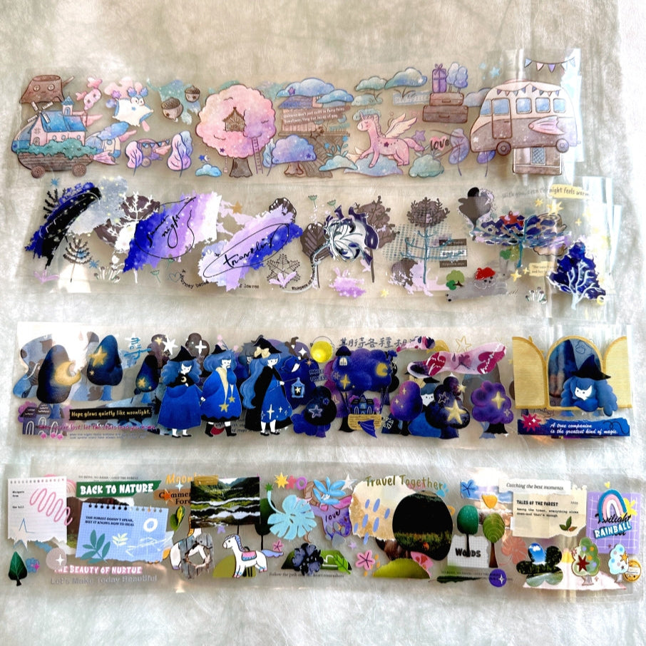 Fafa x A Great Idea x Ha7uu x ZM.Ball (collaboration) - Quadruple Dream Forest PET tape SAMPLES