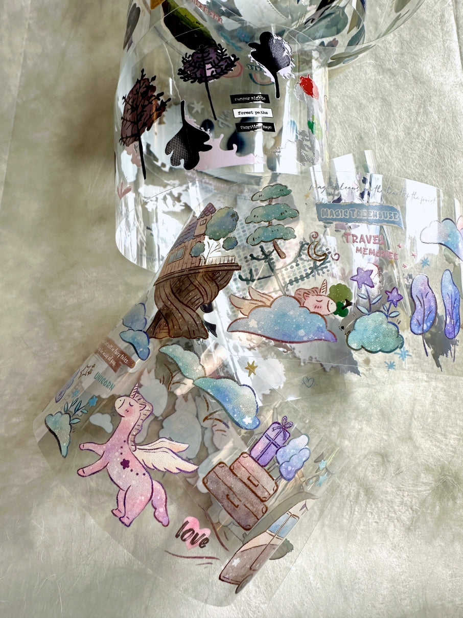 Fafa x A Great Idea x Ha7uu x ZM.Ball (collaboration) - Quadruple Dream Forest PET tape SAMPLES