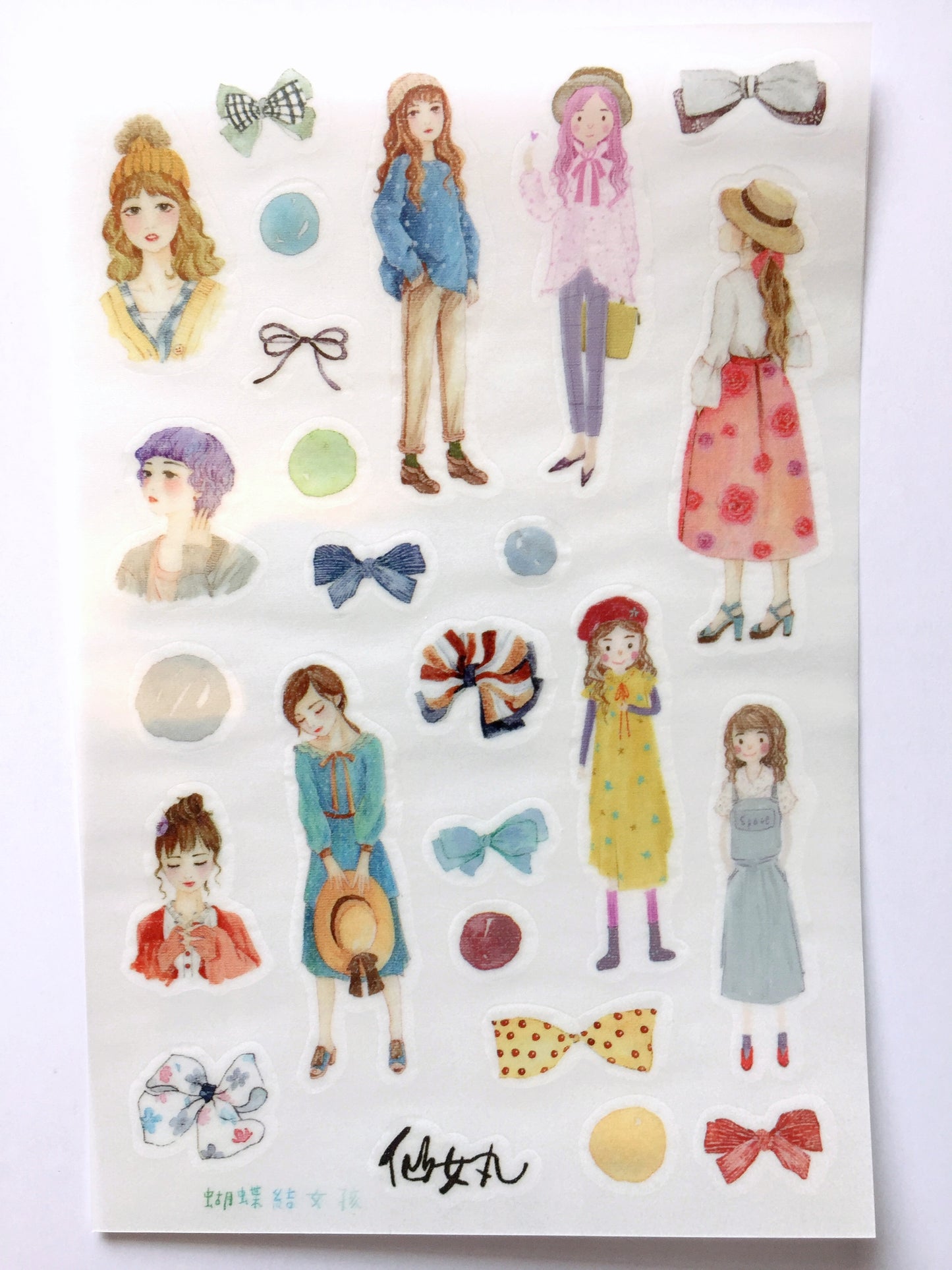 Many transfer stickers from Taiwan & Japan [Half-Packs]