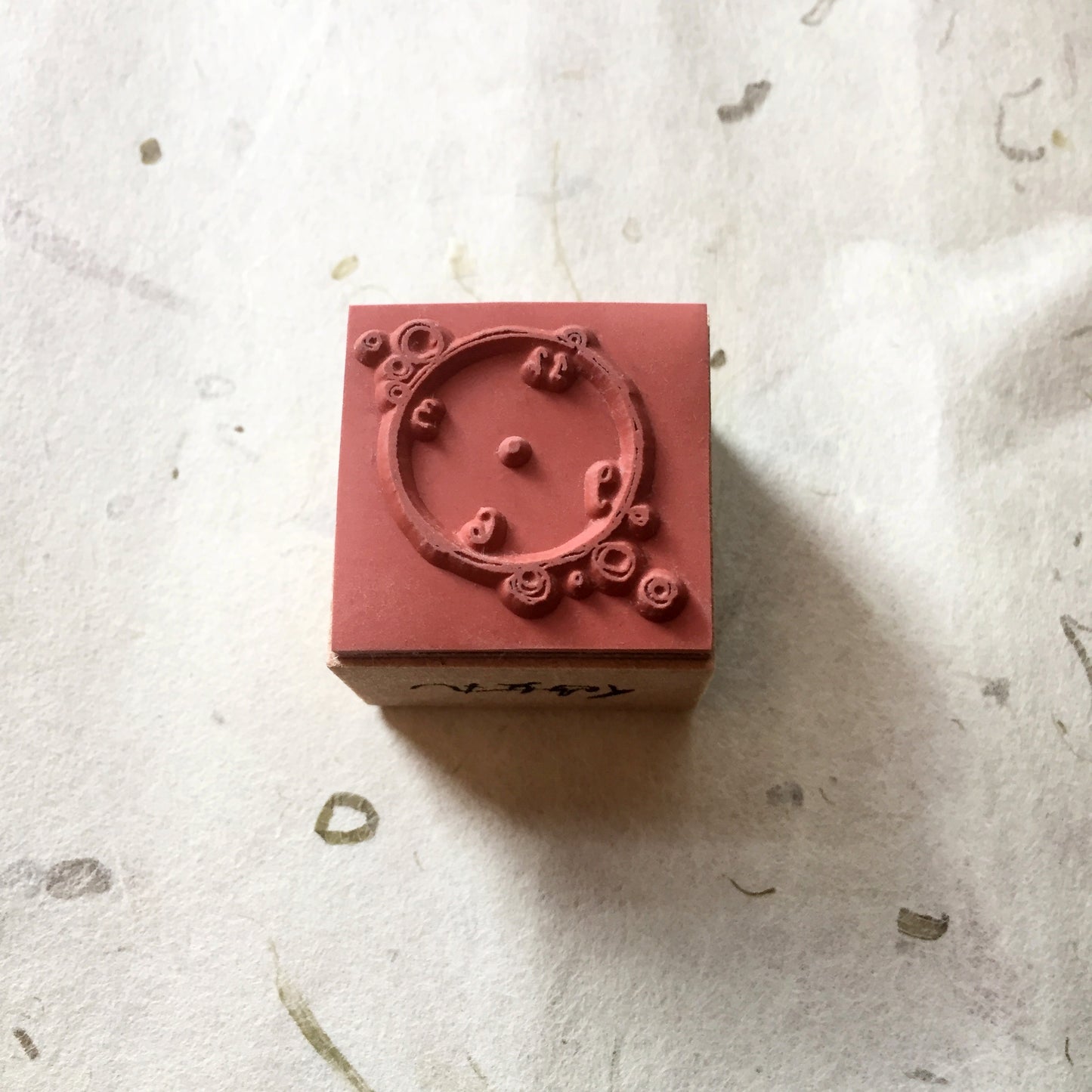 Fairy Maru - clock rubber stamp [Pre-loved]