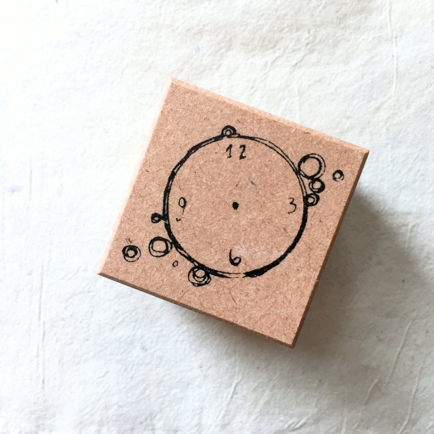 Fairy Maru - clock rubber stamp [Pre-loved]