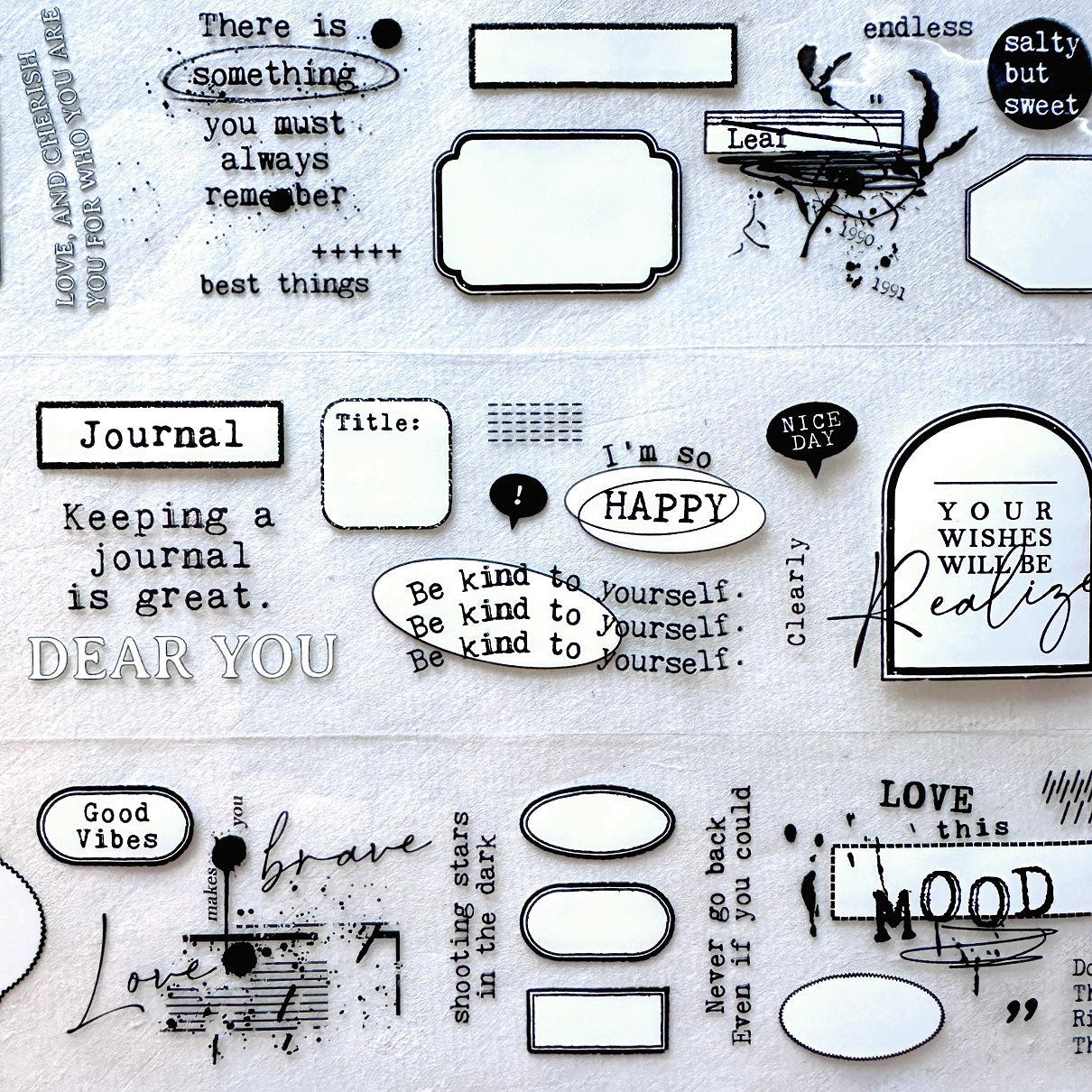 Gleam - Forecast (Black) PET tape SAMPLES