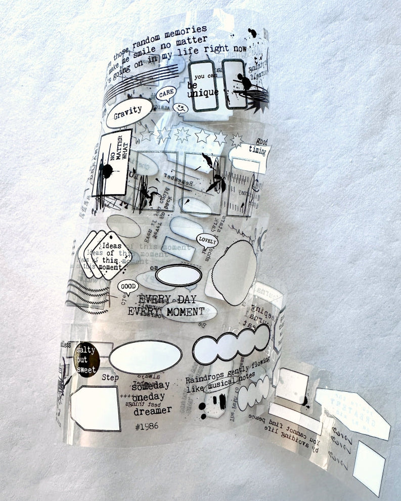 Gleam - Forecast (Black) PET tape SAMPLES