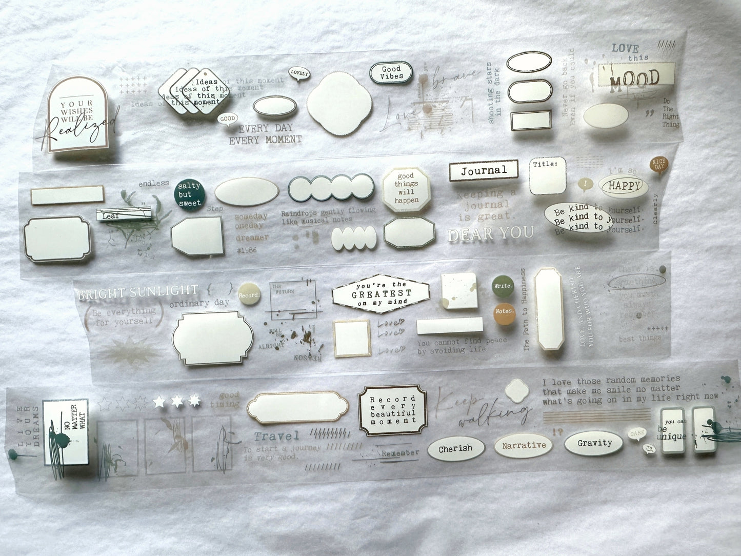 Gleam - Forecast (Morandi) PET tape SAMPLES
