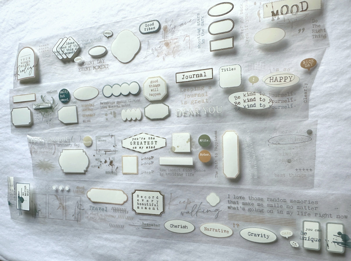Gleam - Forecast (Morandi) PET tape SAMPLES