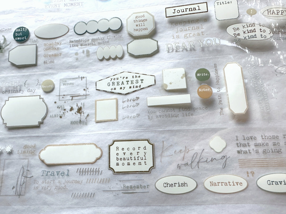 Gleam - Forecast (Morandi) PET tape SAMPLES