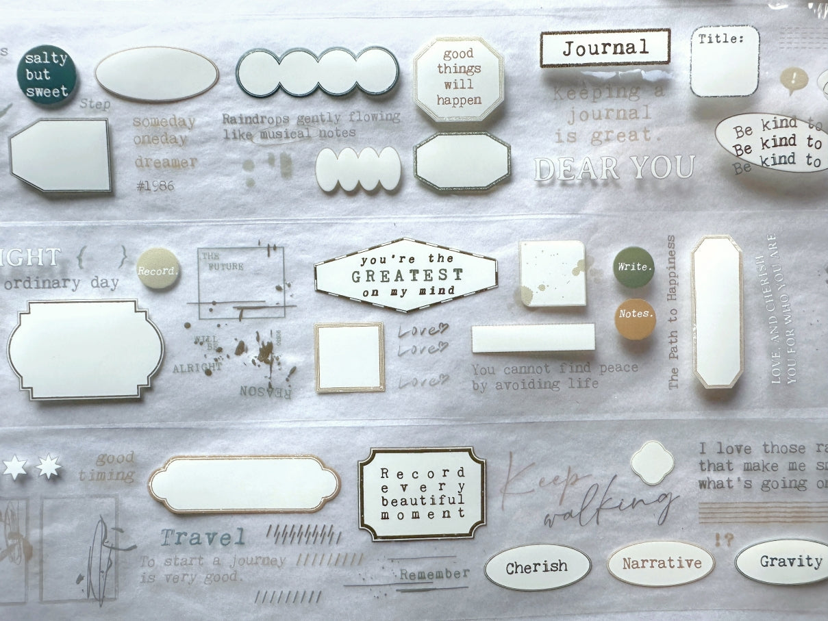 Gleam - Forecast (Morandi) PET tape SAMPLES