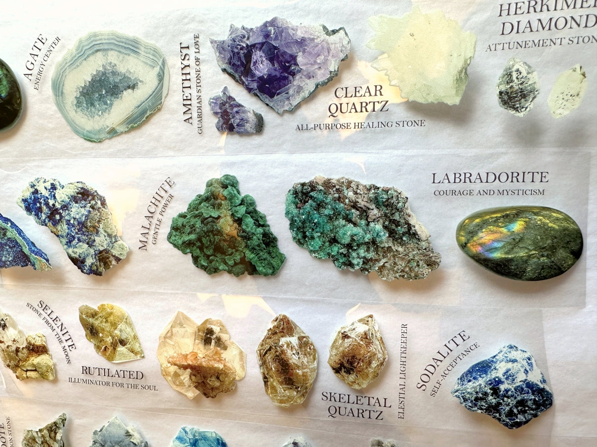 Gleam - Minerals PET tape SAMPLES