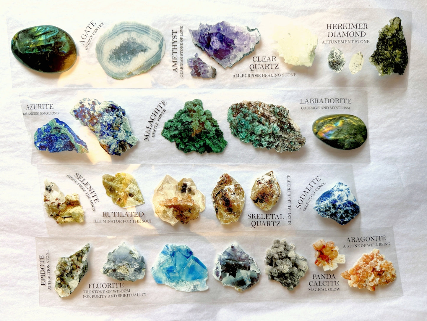 Gleam - Minerals PET tape SAMPLES