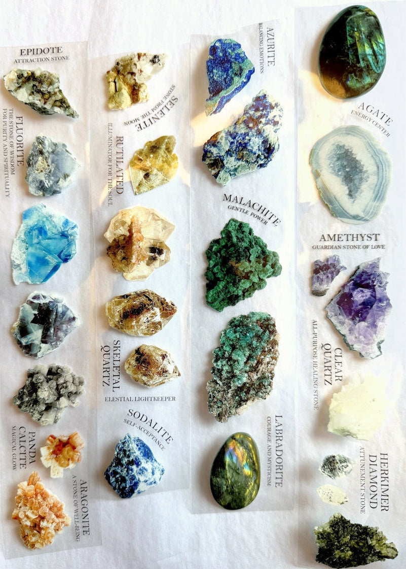 Gleam - Minerals PET tape SAMPLES