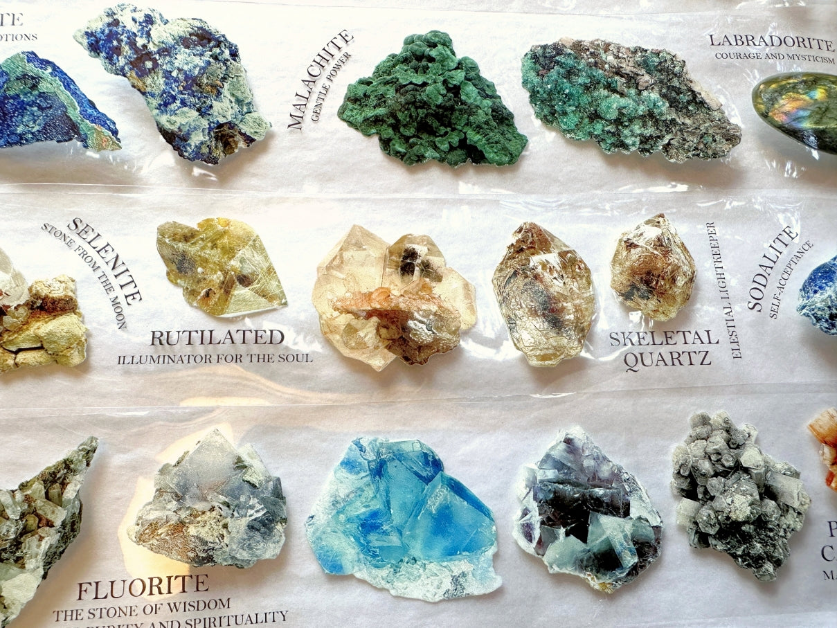 Gleam - Minerals PET tape SAMPLES