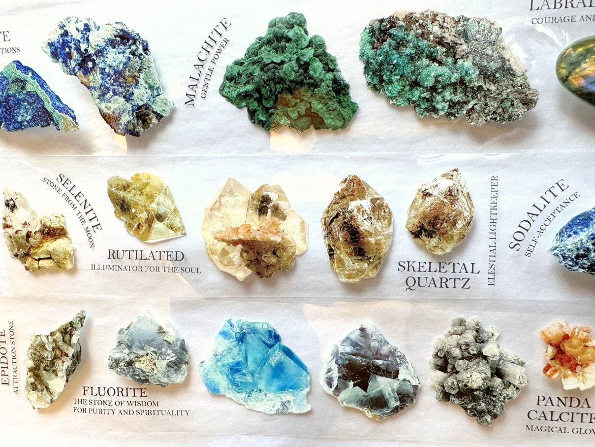 Gleam - Minerals PET tape SAMPLES