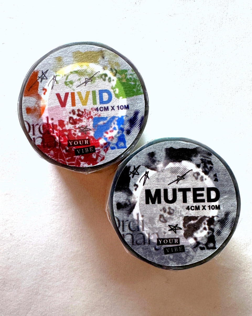 Gleam - Muted PET tape SAMPLES