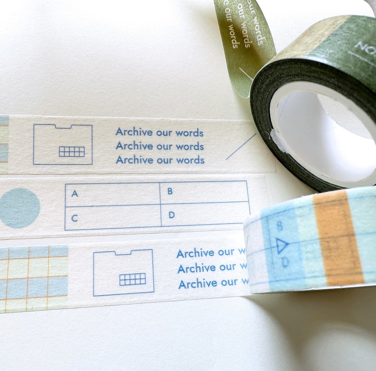 Gongjang - Archiving series Korean masking tapes SAMPLES