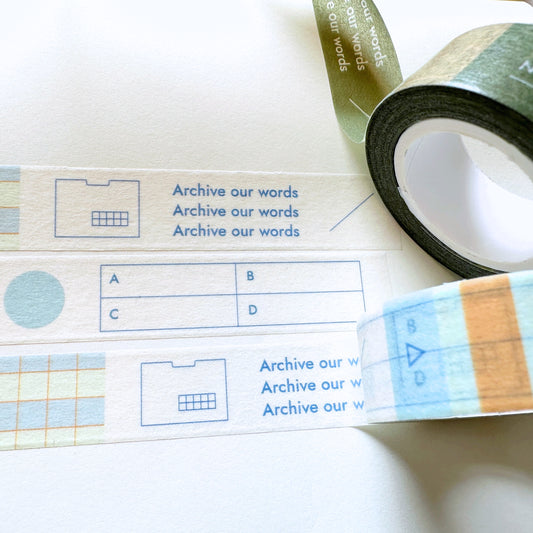 Gongjang - Archiving series Korean masking tapes SAMPLES