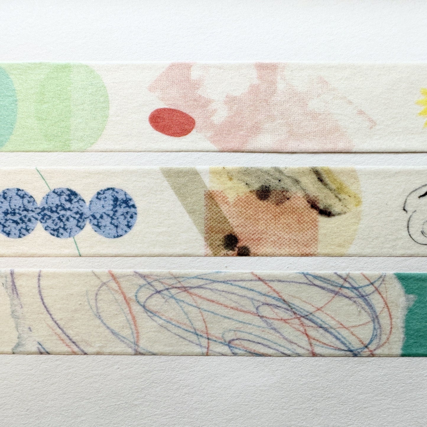 Gongjang x Suh Ji Hyoung - Messy Paper Korean masking tape SAMPLES