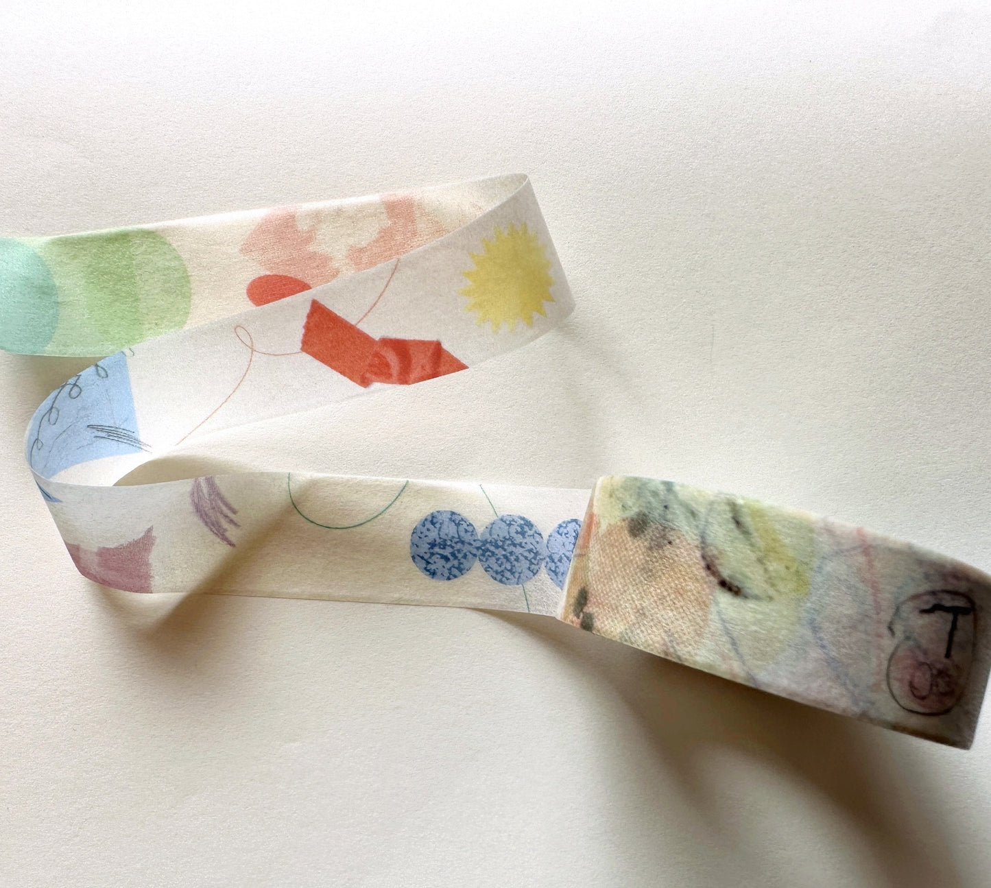 Gongjang x Suh Ji Hyoung - Messy Paper Korean masking tape SAMPLES