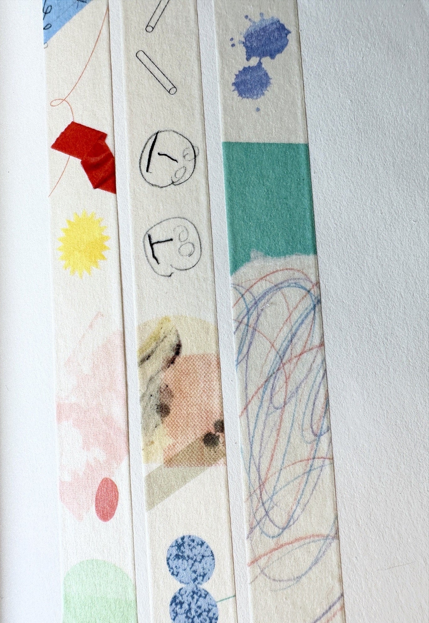 Gongjang x Suh Ji Hyoung - Messy Paper Korean masking tape SAMPLES