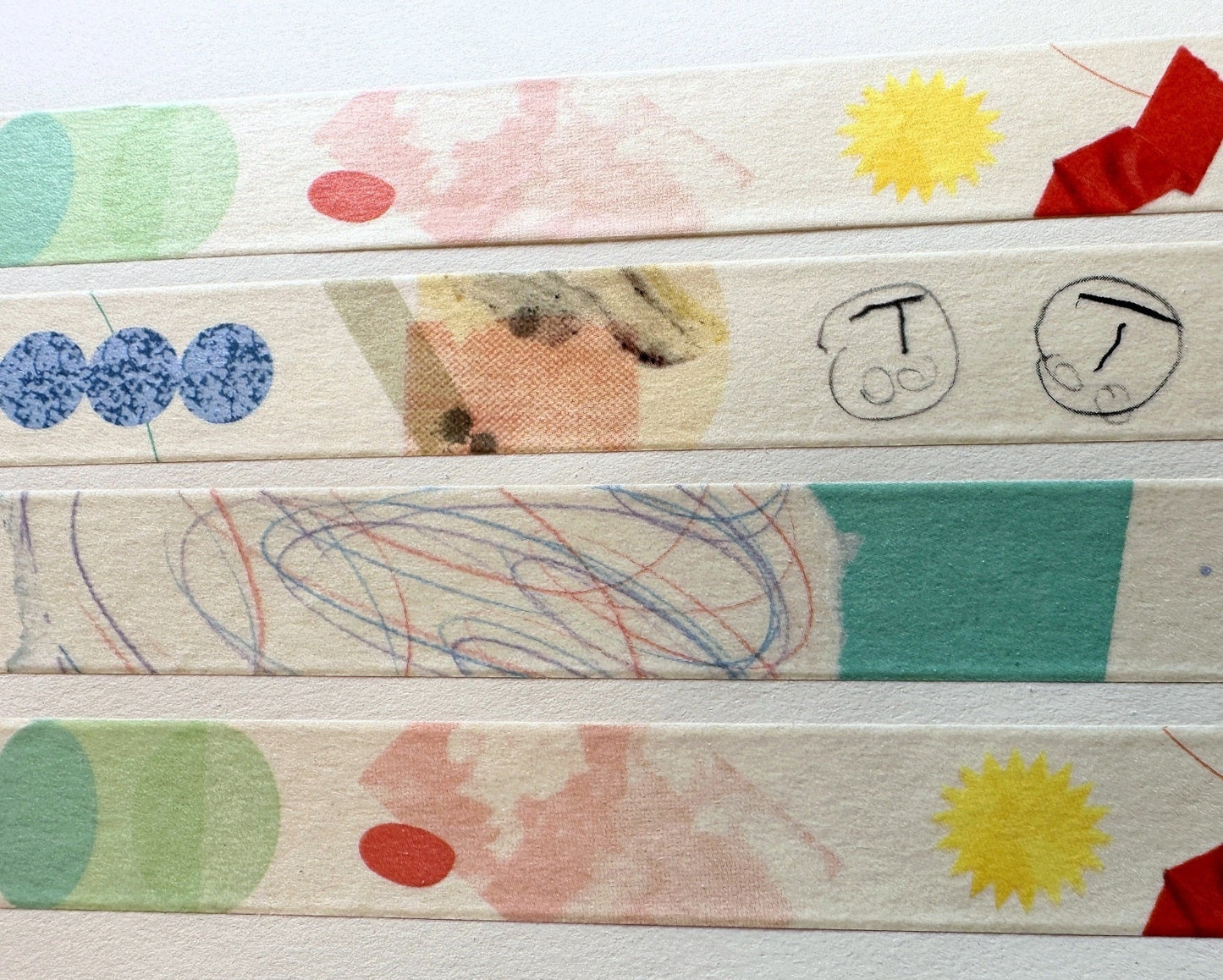 Gongjang x Suh Ji Hyoung - Messy Paper Korean masking tape SAMPLES