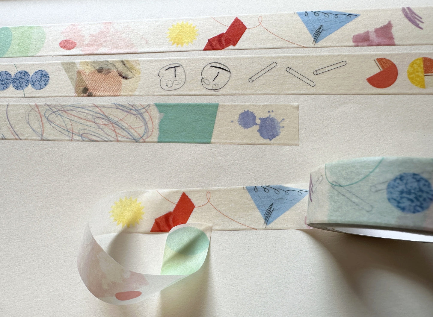 Gongjang x Suh Ji Hyoung - Messy Paper Korean masking tape SAMPLES
