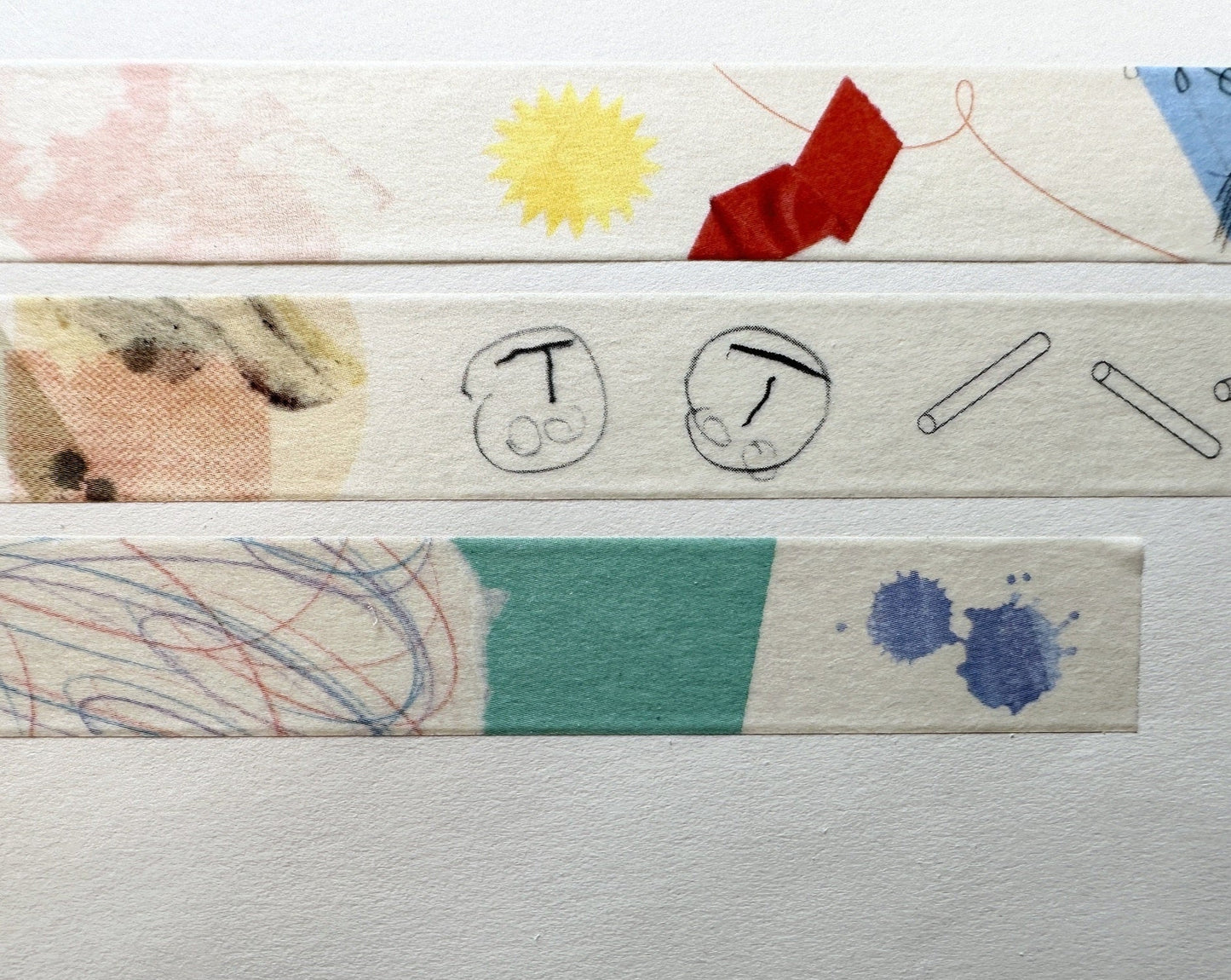 Gongjang x Suh Ji Hyoung - Messy Paper Korean masking tape SAMPLES