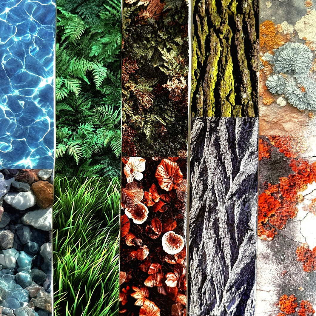 Have a Good Day - Natural Texture Library Series washi tapes SAMPLES
