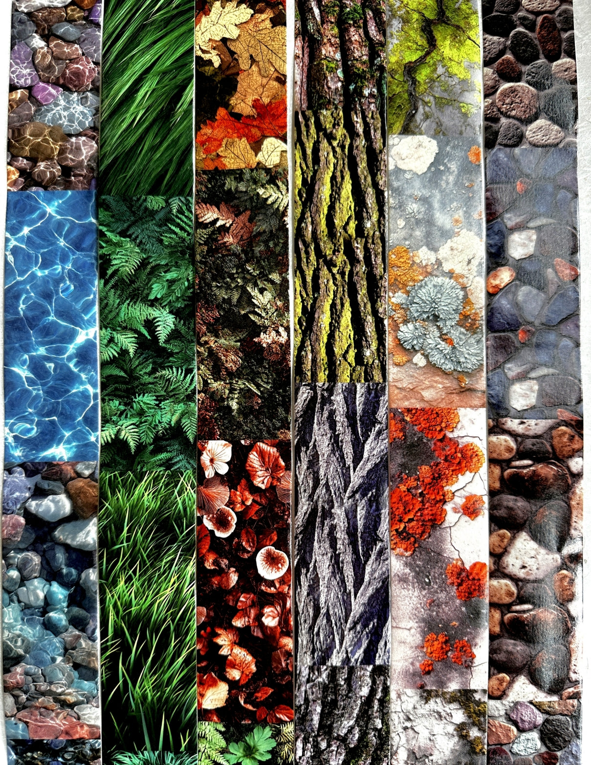 Have a Good Day - Natural Texture Library Series washi tapes SAMPLES