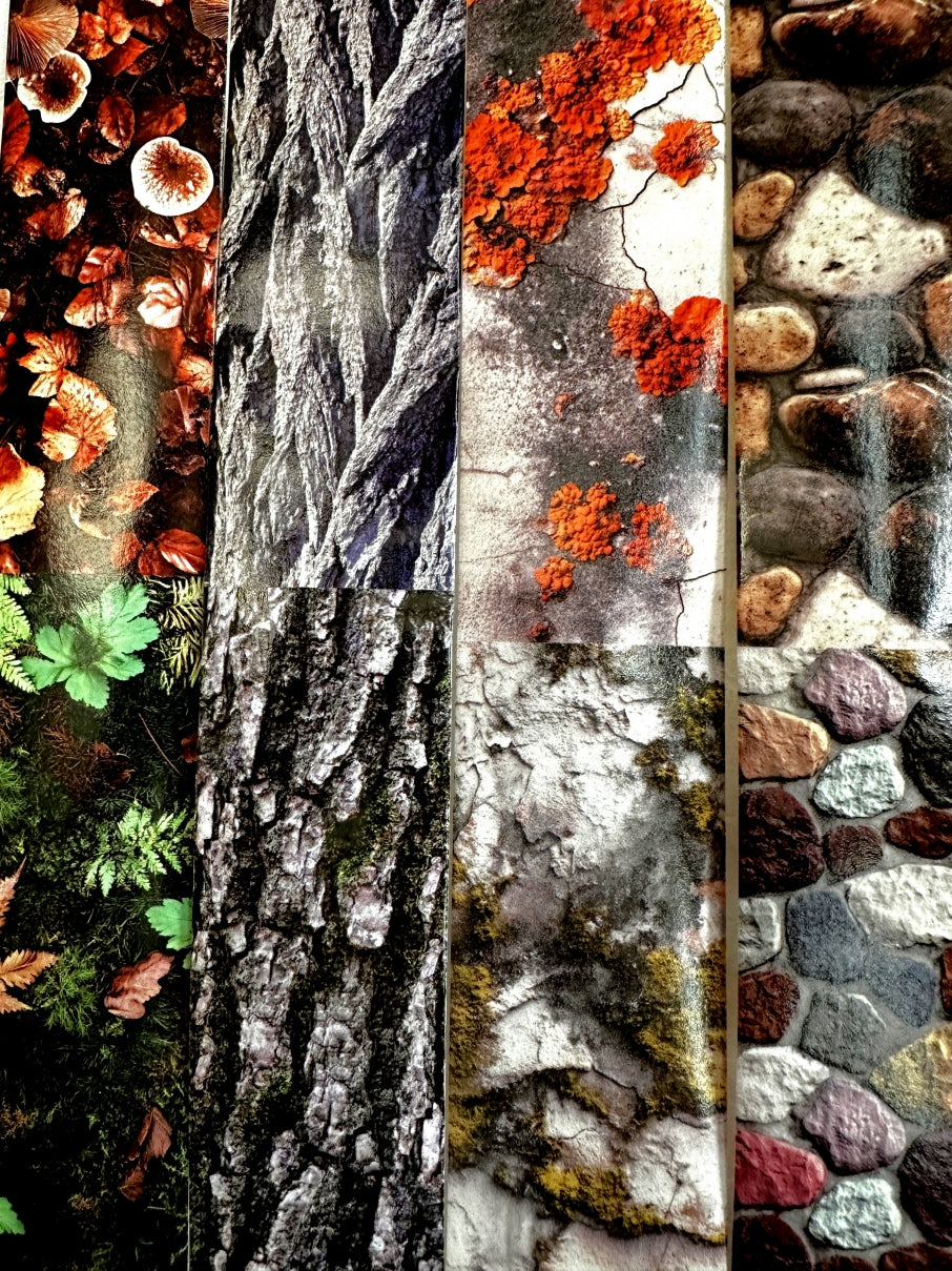 Have a Good Day - Natural Texture Library Series washi tapes SAMPLES