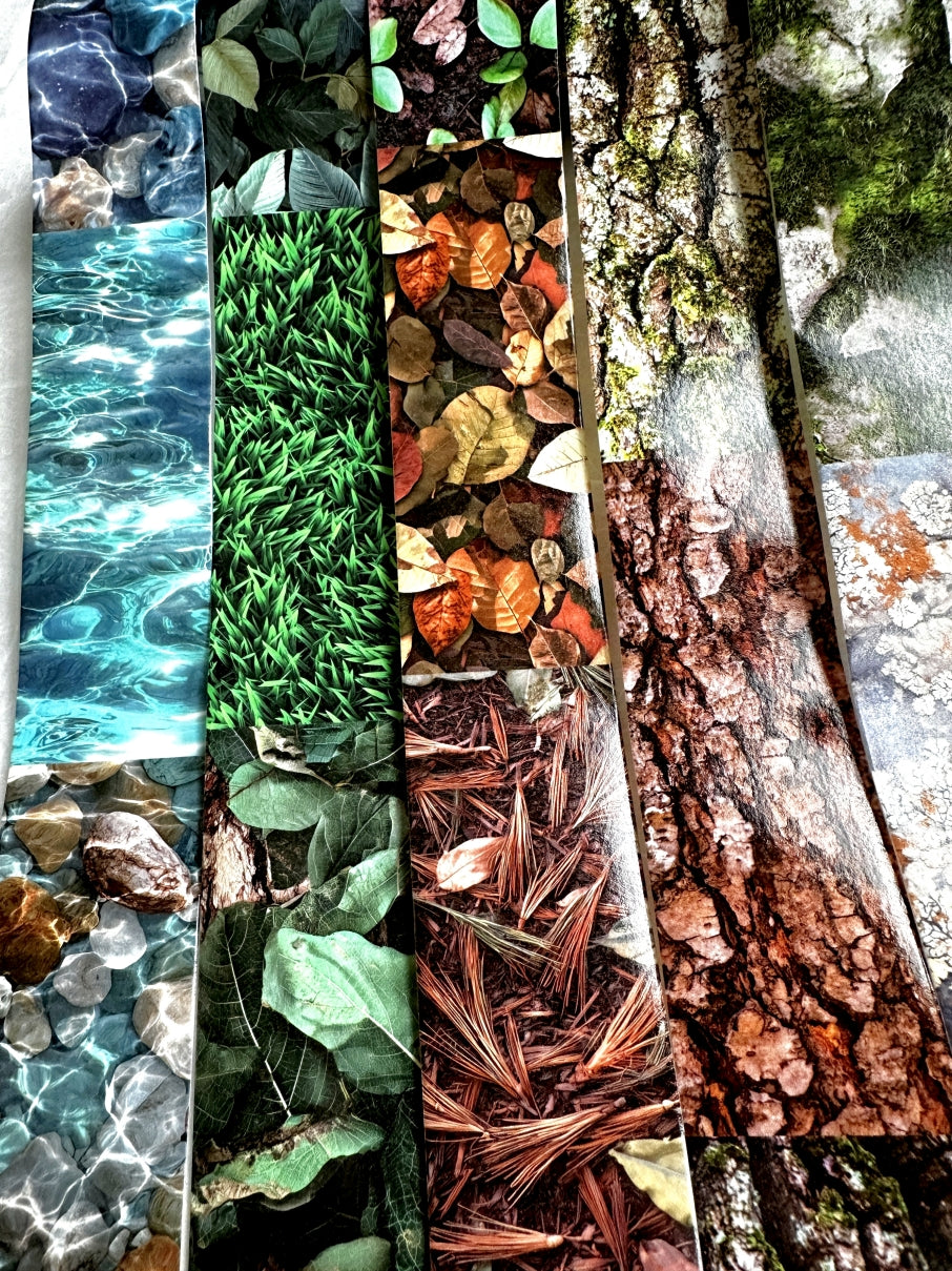 Have a Good Day - Natural Texture Library Series washi tapes SAMPLES
