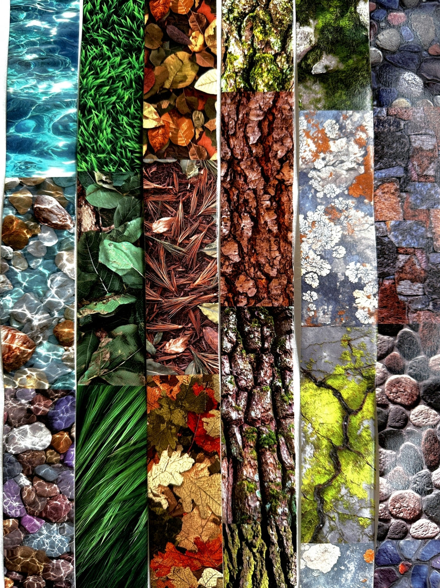 Have a Good Day - Natural Texture Library Series washi tapes SAMPLES