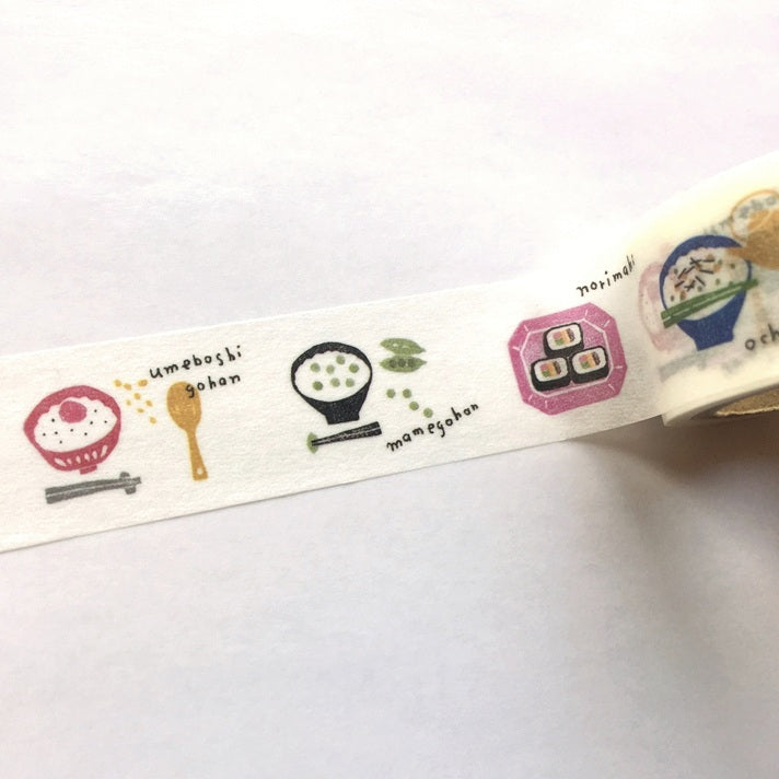 Hankodori - Delicious Rice washi tape SAMPLES