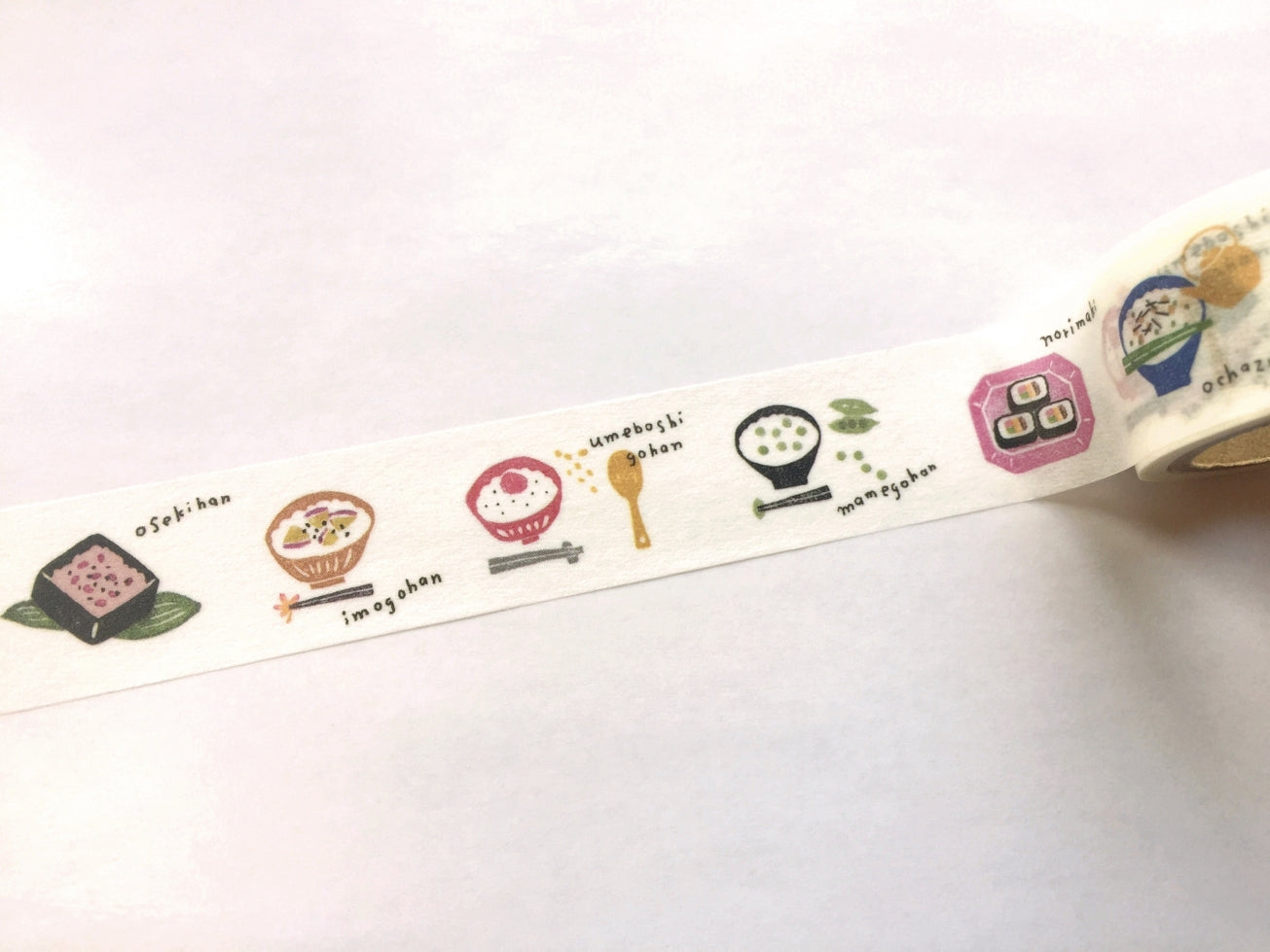 Hankodori - Delicious Rice washi tape SAMPLES