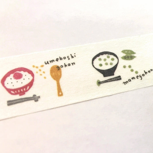 Hankodori - Delicious Rice washi tape SAMPLES